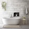 LuxeBath Wandnische Dusche Edelstahl mit befliesbarer Tür Produktbild-Vorschau 9