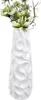 Bodenvase WELLE - H: 57cm D: 19cm - dekorative Vase in weiß Produktbild-Vorschau 1