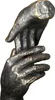 Casablanca by Gilde Dekofigur Skulptur Two hands H. 21 Produktbild-Vorschau 6
