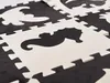 Tapis puzzles en mousse / parc pour enfants 25 pièces noir Voir les images du produit 5