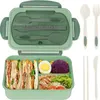 Bento Lunchbox 1000 ml, nepropustný, bez BPA, 3 přihrádky, Náhled obrázku produktu 1