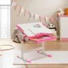 Kinderschreibtisch VITA weiß/rosa höhenverstellbar und Produktbild-Vorschau 1
