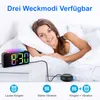 RGB-Vibrationswecker fürs Schlafzimmer, 100 dB laut, zwei Produktbild-Vorschau 3