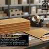 Logic Pack 100 Braune Luftpolsterumschläge H8 Gepolsterte Produktbild-Vorschau 3