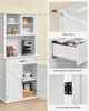 VASAGLE Sideboard mit Beleuchtung und Ladestation, Produktbild-Vorschau 4