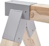 TRIBECCO® Čtyřhranná kyvná spojka 90/90 mm, 90° (90°, šedá) Náhled obrázku produktu 3