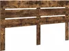 vidaXL Bettrahmen Geräucherte Eiche 200 x 200 cm Massives Produktbild-Vorschau 6