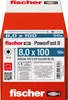 Fischer 566356, Schraube, Verzinkter Stahl, Holz, Zink, Produktbild-Vorschau 2