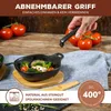 bremermann Grillpfännchen 4er inkl. Bambus-Untersetzern und Produktbild-Vorschau 4