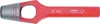 A single red and gray punch tool is shown against a white background. Produktbild-Vorschau