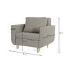 DORO Sessel mit Schlaffunktion - Beige Produktbild-Vorschau 2