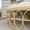 Muschel Gartenmöbel-Set Zweisitzer – mit klappbarem Verdeck Produktbild-Vorschau 6