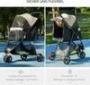 PawHut 2 in 1 Hundewagen Hundebuggy mit Regenschutz Produktbild-Vorschau 6