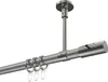 Interdeco Gardinenstange / Vorhangstange Silbergrau / Produktbild-Vorschau 1