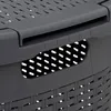 Kunststoff-Wäschekorb Five® - Grau - Mit Deckel Produktbild-Vorschau 4