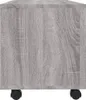 vidaXL TV skrinka s kolieskami Grey Sonoma 90x35x35 cm Náhľad obrázku produktu 5