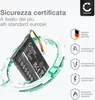 subtel 1x Batteria per Navigatore GPS Compatibile con Anteprima dell’immagine prodotto 3