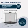První trampolína 250V (černá, kulatá, 250 cm) Náhled obrázku produktu 5