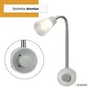 LED Steckdosenlampe dimmbar, Steckerleuchte 2W, flexibel, Produktbild-Vorschau 4