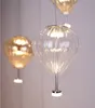 LED-kandelaar PALLONCINI, wit-chroom, transparant glas, Productafbeelding-voorbeeld 3