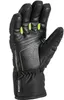 A black ski glove with green accents. Produktbild-Vorschau