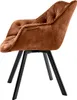 riess-ambiente Drehbarer Stuhl THE DUTCH COMFORT rost braun Produktbild-Vorschau 11