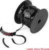 DIY 100 iarde 6 mm lucido assetto cucito catene piatto Anteprima dell’immagine prodotto 4