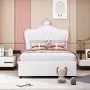 Letto imbottito per bambini 90 x 200 cm, con cassettiera, Anteprima dell’immagine prodotto 3