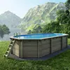 Piscina in legno NEMO 7.3 x 3.97 - H.1.45 m, azzurro Anteprima dell’immagine prodotto 3