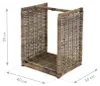 Westmann Rotin Panier à bois pour cheminée Costa Naturel Voir les images du produit 6