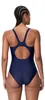 Speedo Placement Medalist Badeanzug Blau UK 36 Frau Blau UK Produktbild-Vorschau 2