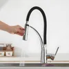 WYCTIN  Küchenarmatur Wasserhahn Schwarz 360° drehbar Küche Produktbild-Vorschau 3