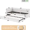 CDGlobal Schlafsofa 90x200cm/180x200cm Tagesbett Daybett, Produktbild-Vorschau 7