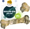 RF-DEER: 10 kusů 600-650g 17-19cm sušená tresčí kůže treska Náhled obrázku produktu 1
