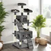 Arbre à chat MOGLI 170 cm - gris Voir les images du produit 8