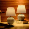 Stolní lampa BRUBAKER Noční lampa - 30,5 cm - šedá - Náhled obrázku produktu 2