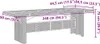 VidaXL 365599, 900 mm, 2400 mm, 750 mm Podgląd zdjęcia produktu 7