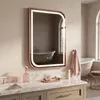 Miroir Rea Zone 70X50 Led Or Rose Brossé Voir les images du produit 5