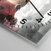 Wanduhr - Quadrat - Glasuhr - Schönheit Körper Kleid Produktbild-Vorschau 5