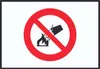 Mit Wasser löschen verboten Symbol Schild A6 Rückseite Produktbild-Vorschau 1