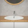 LuxeBath Waschbecken Aufsatzwaschbecken Oval, 57x48,5x19,5 Produktbild-Vorschau 4