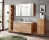 Badezimmerschrank mit Spiegel 170 cm Eiche Craft 1 Tür 45 Produktbild-Vorschau 4