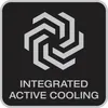 A graphic with a hexagonal design and text indicating "INTEGRATED ACTIVE COOLING". Produktbild-Vorschau
