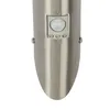 Close-up of the bottom part of a silver outdoor lamp with a motion sensor. Produktbild-Vorschau