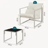 Loungeset 'Karg' 3-tlg. outdoor Couchtisch mit 2 Sesseln Produktbild-Vorschau 4