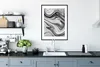 MuchoWow® Gerahmtes Poster Marmor - Muster - Grau - Produktbild-Vorschau 4