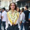 Sciarpa - Sciarpa da donna - Foulard - Fazzoletto da collo Anteprima dell’immagine prodotto 13