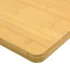 Close-up of a light brown wooden surface with a rounded corner. Podgląd zdjęcia produktu