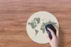 MuchoWow® Mauspad Mousepad Weltkarte - Panther - Grün 30x30 Produktbild-Vorschau 3