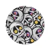 MuchoWow® Mauspad Mousepad Schädel - Muster - Augen 20x20 Produktbild-Vorschau 1